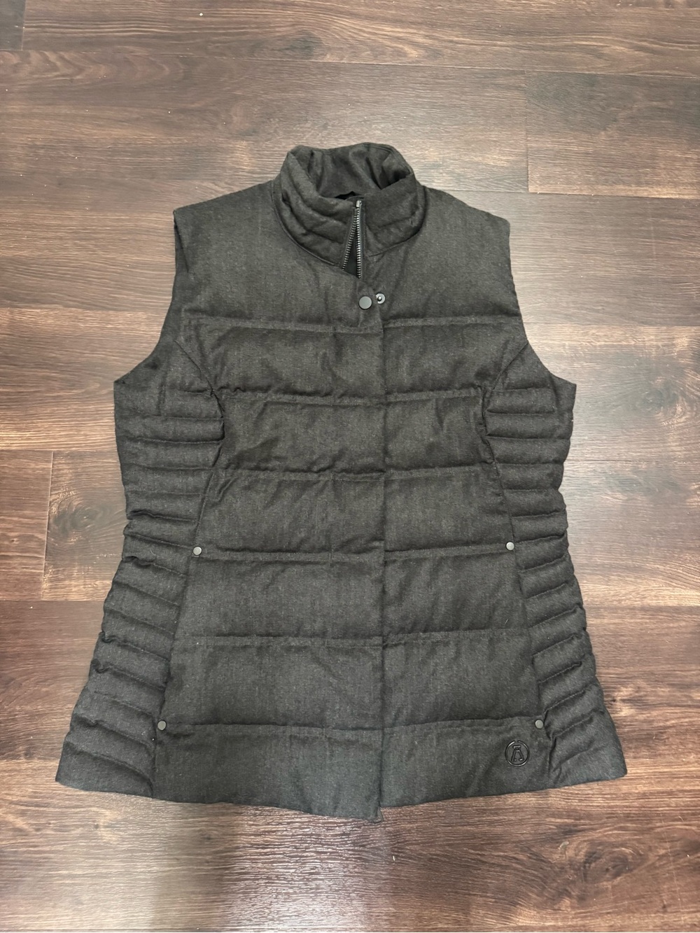 Women’s Alchemy Equipment Premium Portuguese Wool Down Puffer Vest Gray Small